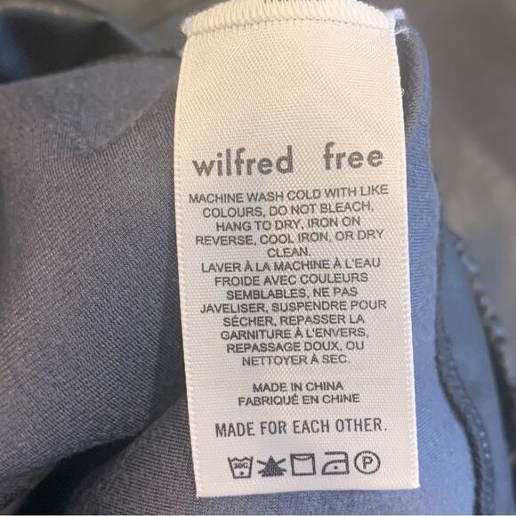 WILFRED FREE Black Daria Vegan  Leather Leggings Size S - Picture 8 of 11